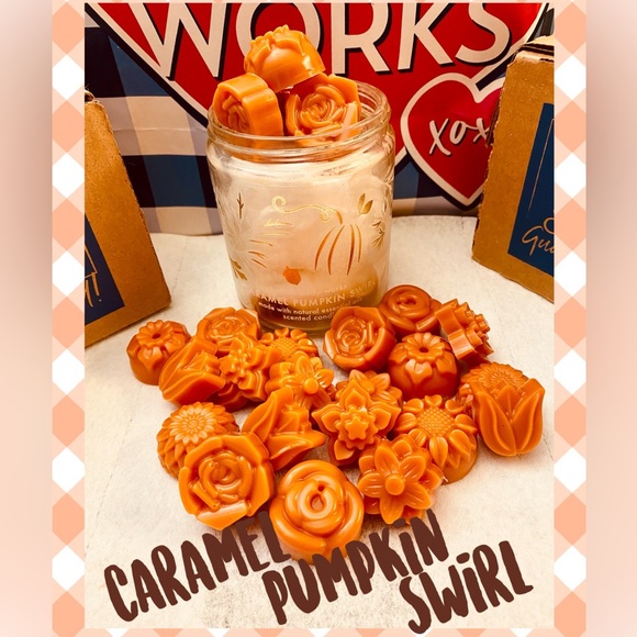 Bath & Body Works Accents Caramel Pumpkin Swirl Bbw Wax Melts